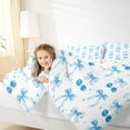 thumbnail image 2 of Feelyou Blue Bowknot Twin Comforter Sets, Cherry Stars Bedding Set, 2-Piece, 2 of 6