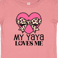 thumbnail image 4 of Inktastic Yaya Loves Me Girls Valentine Grandchild Girls Baby T-Shirt, 4 of 5