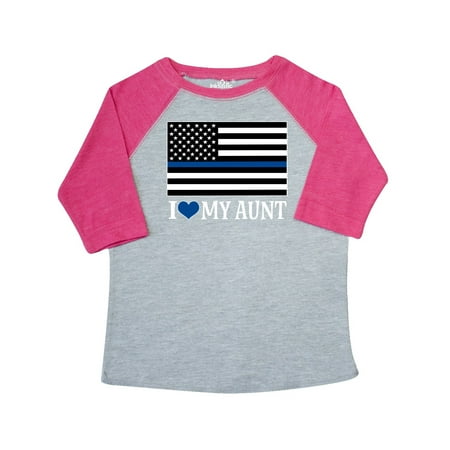 

Inktastic Police Law Enforcement Aunt Gift Toddler Boy or Toddler Girl T-Shirt