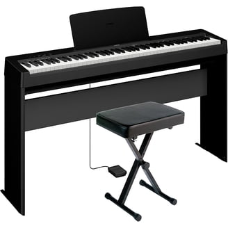 Yamaha P-125A 88-Key Digital Piano Keyboard, Black - Walmart.com