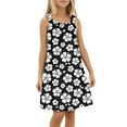 thumbnail image 4 of Robe d'Été Sans Manches pour Filles, Imprimé Graphique, Couverture de Plage pour Enfant, Taille 11-12T, 4 of 4