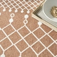 thumbnail image 3 of Nourison Astra Machine Washable 5'3" x 7' Copper Bohemian Indoor Rug, 3 of 9