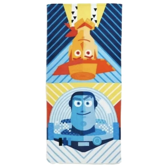 Disney Toy Story Buz Lightyear & Woody Cotton Beach Towel, 28x58