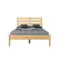 thumbnail image 5 of Camaflexi 58.11"W Mid-Century Wood Full Size Slat Bed Oak Finish, 5 of 10