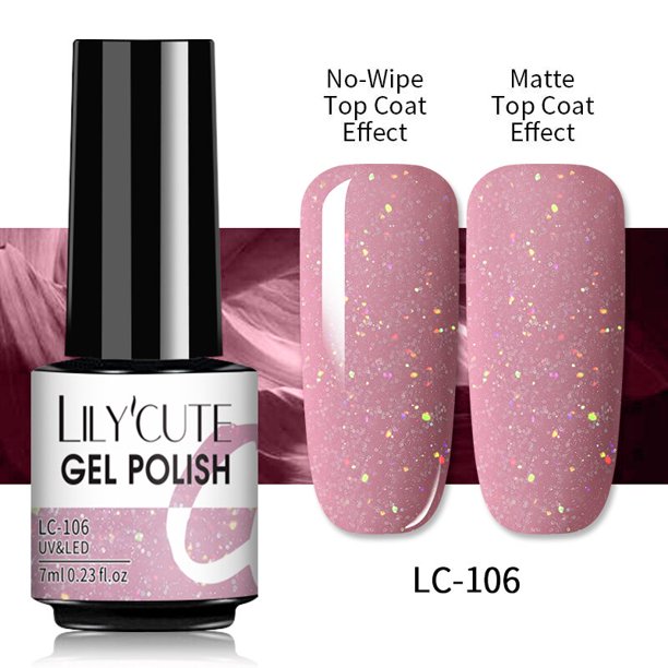 LILYCUTE 7ML capa superior mate barniz para arte de uñas Gel de Color mate capa superior mate necesita Soak-Off UV LED Gel esmalte de uñas híbrido Tan Jianjun unisex