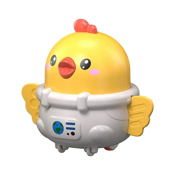 Children Press Sliding Space Chicken Cup Pet Model Car Pull Back Car