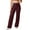 05# Wine, variant on No Front Seam High Waisted Wide Leg Yoga Pants for Women with Side Pockets Lounge Buttery Soft Navy L
