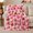 Sweet Heart Candy, variant on Chocolate Hearts and Truffles on Black, Romantic Dessert Style for Chocolate Lovers, Sweet Candy Pattern and Valentine's Day Gift, Cozy Flannel Blanket for Bedroom and Guest Room, Home Decor