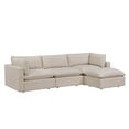 thumbnail image 6 of Better Homes & Gardens Weston 107.5" Cloud Modular Sectional Sofa, Heathered Wheat, 6 of 8