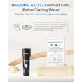 thumbnail image 4 of Waterdrop 10UA Under Sink Water Filter System, 8K Gallons High Chlorine Reduction Water Filtration System,Bad Taste & Odor, Under Counter Direct Connect to Kitchen Faucet, 4 of 10