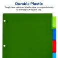 thumbnail image 5 of Avery 5-Tab Plastic Dividers, Big Tab, 3 Sets (71900), 5 of 9