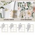 thumbnail image 3 of Sage Green Eucalyptus Kitchen Window Curtains, Swag Curtains Valance for Bedroom Living Room Bathroom, Vintage Spring Floral Leaves Rod Pocket Window Treatment Curtain Block Drapes 2 Panels 36"x45", 3 of 9