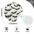 thumbnail image 2 of Ryvnso Bats Halloween Round Plate Mats Dining Table Placemat Set of 4 for Holiday Decoration, 2 of 7