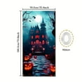 thumbnail image 2 of Uxgjfwu Halloween Door Curtain, Party Festival Scene Decoration Hanging Cloth for Porch Window, 2 of 3
