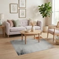 thumbnail image 3 of ODIKA Abstract Watercolor Way Distressed Border Throw Lightweight Entryway Pet Friendly & Kids Safe Play for Playroom, Bedroom, Reading Nook, 3 of 7
