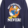 thumbnail image 3 of Disney - Donald Me Sarcastic Never - Toddler & Youth Long Sleeve Graphic T-Shirt, 3 of 5