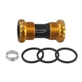 thumbnail image 2 of Mosiee Bike Bottom Bracket Bicycle Bearing Middle Shaft Threaded Integrated Hollow, 2 of 9