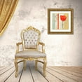 thumbnail image 3 of Greene, Taylor 26x26 Gold Ornate Wood Framed with Double Matting Museum Art Print Titled - Poppy Silhouette I, 3 of 4