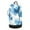 Blue Ink Pattern, variant on 14.5x29.3in Laundry Backpack Bag with Drawstring & Adjustable Straps Heavy-Duty Wash Bag for Travel Storage Camping Blue Watercolor Floral Pattern
