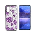 thumbnail image 1 of Compatible with Motorola Moto G Pure Phone Case, Purple-Floral-6 Case Men Women, Flexible Silicone Shockproof Case for Motorola Moto G Pure, 1 of 1