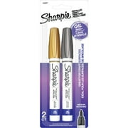 Sharpie Oil-Based Paint Marker Set, Carded Packaging, Medium, 2-Colors
