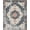 Beige Navy Coral, Pattern 9, variant on Design&I 8'x10' Washable Area Rug Extra Large Vintage Boho Distressed Ornate Frame Oversized Border for Dining Room, Office, Lounge, Snag-Free