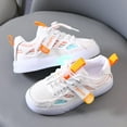 thumbnail image 5 of Xudanell Boys Shoes Size 1 Easy on Unisex Child Elastic Lace Sneaker Light up Sneakers for Boys White, 5 of 8