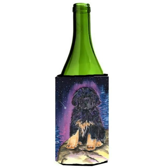 Starry Night Tibetan Mastiff Wine bottle sleeve Hugger 24 oz.