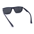 thumbnail image 7 of Polarized Mens Flat Top Sport Plastic Geometric Rectangle Sunglasses [Navy - Black], 7 of 7