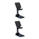thumbnail image 3 of Bearachild Soporte para teléfono móvil telescópico plegable de diseño ergonómico soporte antideslizante para teléfono móvil ajustable en ángulo de negro 2piezas, 3 of 5