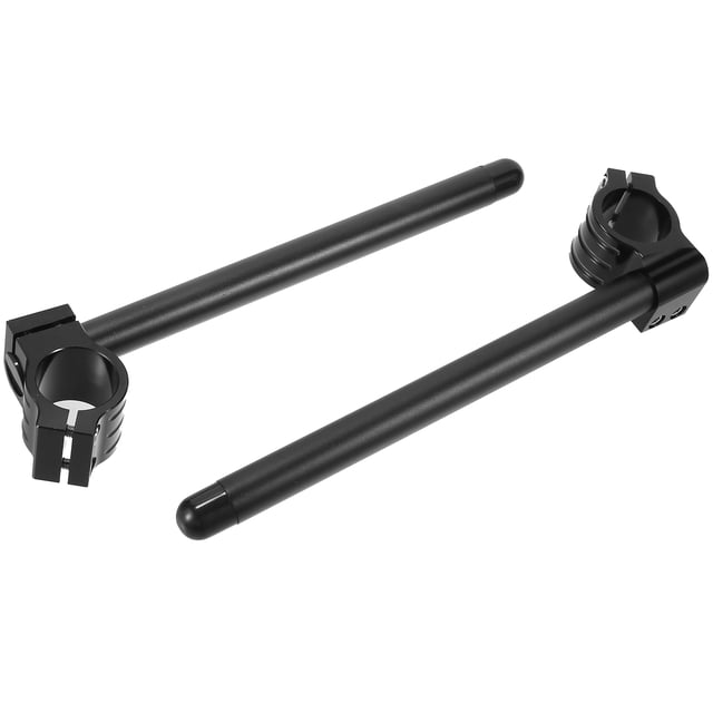 1 Pair Motorcycle Handlebar, 37mm Handle Bar Universal for ATV Durable Aluminum Alloy Black
