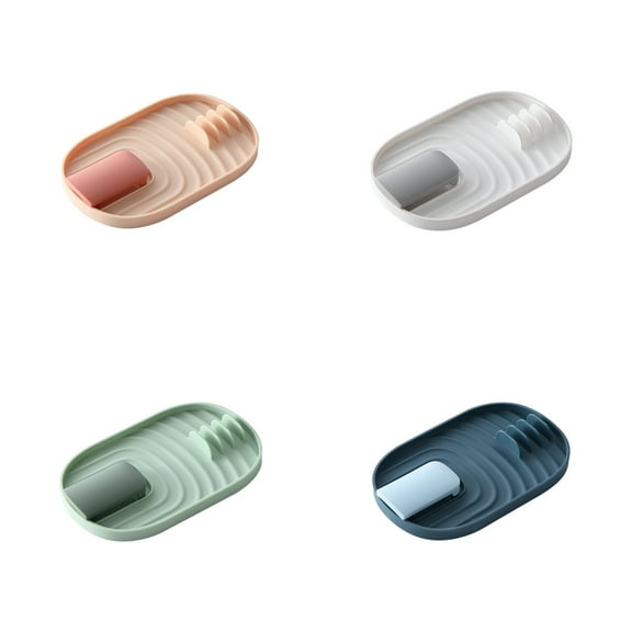 Four Piece Multifunctional Kitchen Storage Rack With Folding Pot Lid Holders