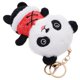 thumbnail image 1 of Plush Panda Toy Keychain Small Stuffed Animal Keychain for Decor, 1 of 4