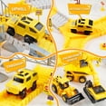 thumbnail image 5 of 276pcs Construction Toys Race Tracks Toys for Boys 3-6 Years Kids Toys 5 PCS Construction Car and Flexible Track Playset, 5 of 7