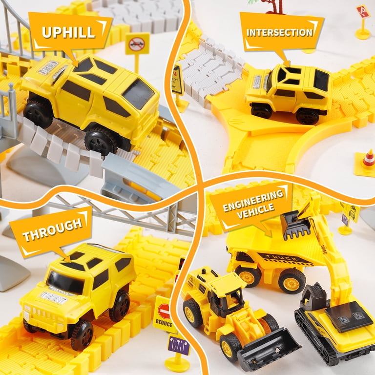 Charmofun Pista De Coches Con Garaje De 5 Pisos – Incluye 12 Coches De Aleación Y Helicóptero – Juguete De Carrera Con Doble Pista Y Gasolinera Interactiva – Regalo Ideal Para Niños +3 Años