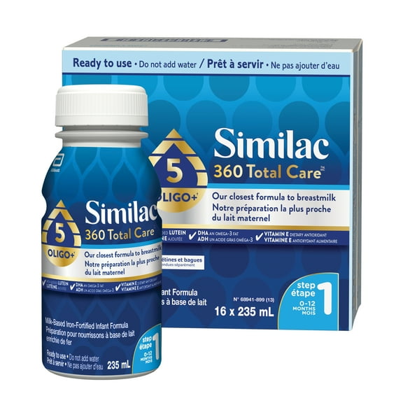 Similac 360 Total Care Étape 1 Pret-à-servir 16x235 mL