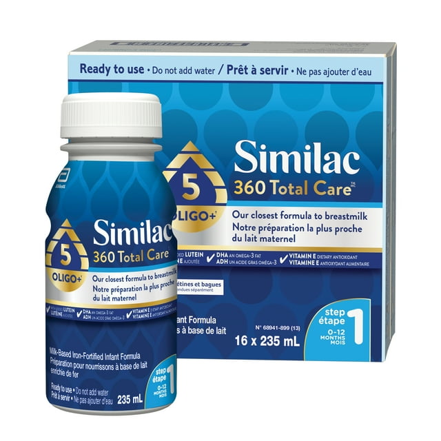 Similac 360 Total Care Étape 1 Pret-à-servir 16x235 mL