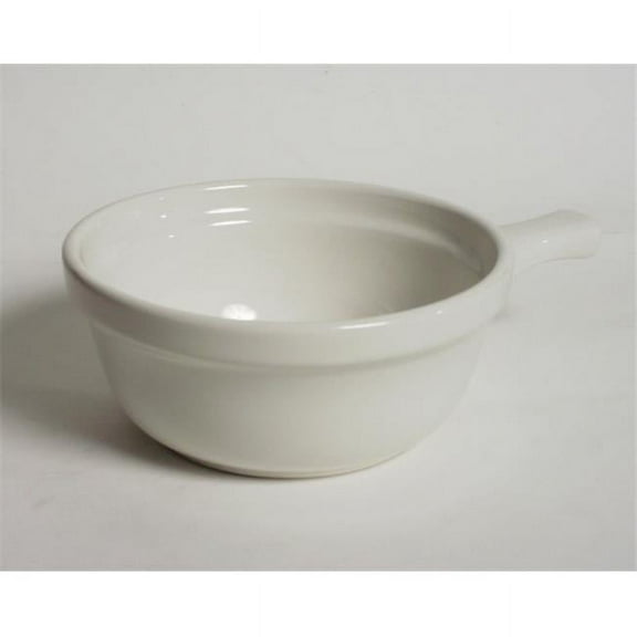 Tuxton China BWS-1402 French Casserole 12.5 oz. - White - 1 Dozen
