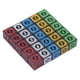thumbnail image 2 of 10 unids/pack acrílico D6 dados con patrón tallado accesorios de 6 lados poliedro dados coloridos cubos de dados de juego Digital, 2 of 4