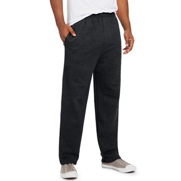 Hanes Mens Comfort Soft Eco Smart Fleece Sweatpants, M, Black
