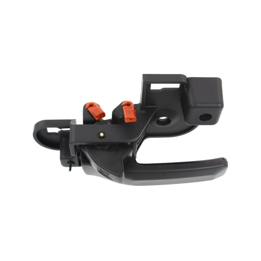 KarParts360 For Jeep Wrangler JK 2018 Interior Door Handles Front Or Rear, Driver and Passenger Side | Pair | Black | Plastic | w/Door Lock Button | For CH1353156, CH1352156 | 68059174AA, 68059175AA