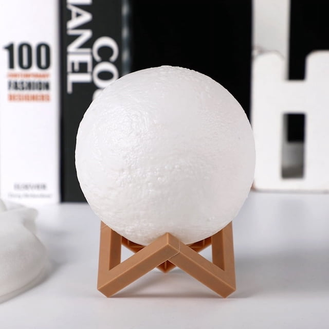 Puesto de suministros para niños con luz de planeta, luz de luna, estudio, luz de noche con luz de luna y corazón para niña