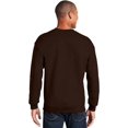 thumbnail image 3 of Joe's USA Adult Classic Crewneck Sweatshirt-XL-Chocolate, 3 of 4