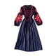 thumbnail image 4 of Vestido Largo bohemio de mujer Salvador de manga larga azul, 4 of 10