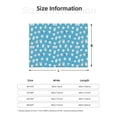 thumbnail image 5 of Zufioo Cute Healthy Teeth Print Horizontal Flannel Blanket, Anti-wrinkle, Anti-shrinkage, Anti-allergic Plush Blanket, Household Items Suitable for Bedroom-50"x40", 5 of 6