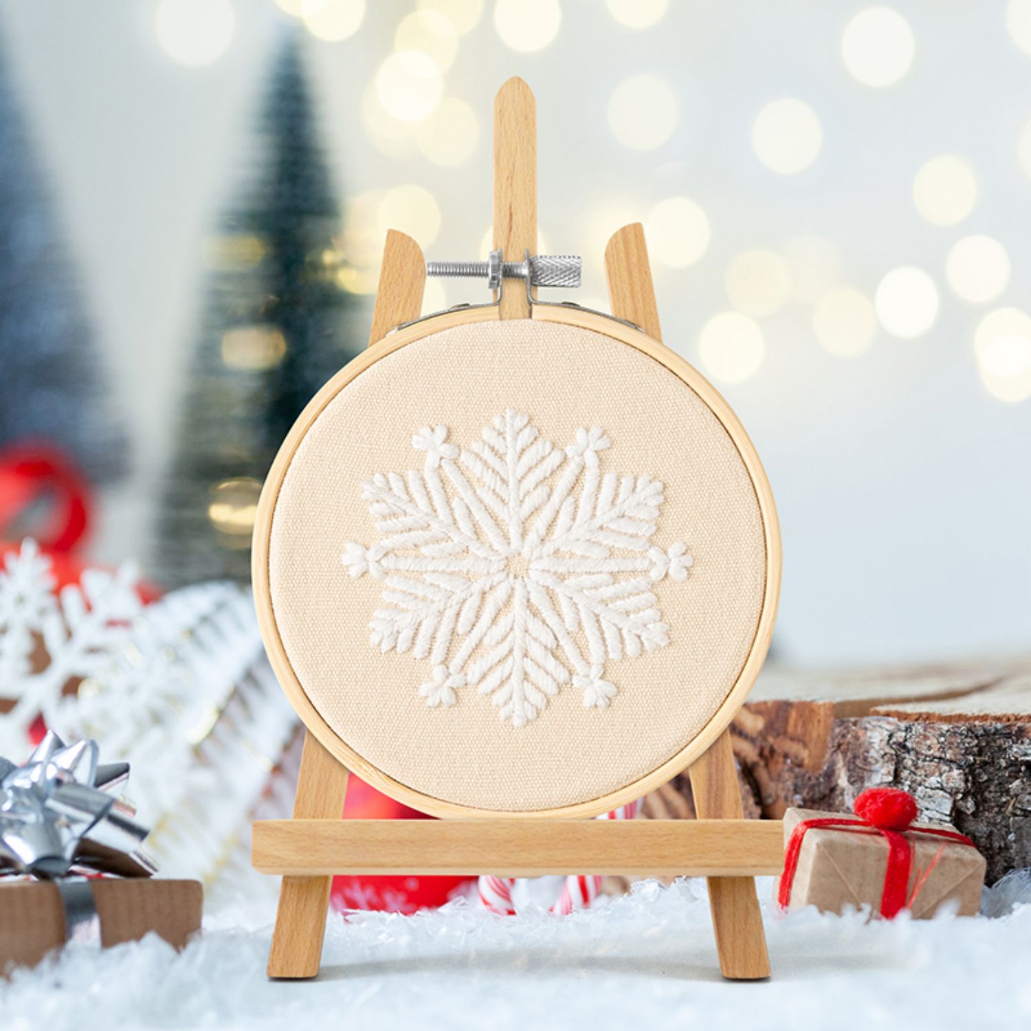 Laffact Making Your Own White Snowflakes Pettern Manual Kit for Beginners，