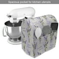 thumbnail image 2 of Lavender Stand Mixer Cover, Stripes and Flowers Ribbons Romantic Country Spring Season Inspired Design Art, Kitchen Appliance Organizer Bag Cover with Pockets, 5 Quarts, Purple, by Ambesonne, 2 of 4