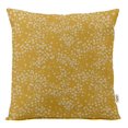 thumbnail image 1 of Vargottam Luxury, Printed Mustard Yellow CushionCovers,Decorative PillowCovers,SquareThrow Pillowcase -24x24Inches, 1 of 6