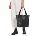 thumbnail image 5 of Fuzoiu Black And Gold White Horse Print Large Capacity Shoulder Bag for Women,Large Capacity Office Purse,Laptop Tote Bag,Casual Everyday Tote for Work Beach Travel and Shopping Grocery, 5 of 6