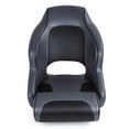 thumbnail image 4 of NORTHCAPTAIN M1 Premium Sport Flip Up Boat Seat Captain Bucket Seat with Boat Seat Cover,Charcoal/Black, 4 of 7